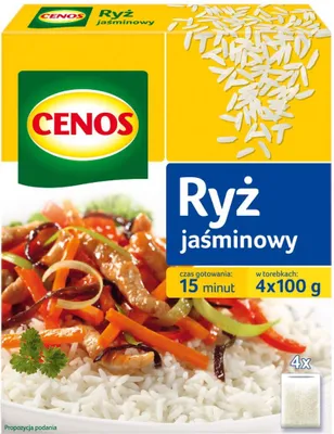 Image de Cenos Riz au jasmin 400 g (4 sachets)