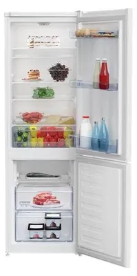 Image de Réfrigérateur combiné 54cm 262l statique blanc - Beko - RCSA270K40WN -