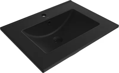 Produktbild von Mexen Atena Unterputz-Waschtisch 60 x 46 cm, schwarz matt - 25016070
