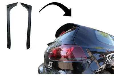 Zdjęcie produktu dla Spoiler tylny bagażnika do VW Golf 6 GTI R MK6 2008-2012 Piano Black-.