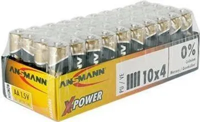 Image de Pile AA ANSMANN 40er 40x Mignon, LR6/1.5V/40er Box (5015681-888)