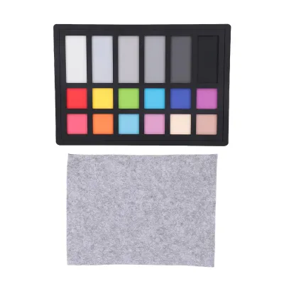 Image de Carte d'étalonnage des couleurs de l'appareil photo 18 Tableaux de correction des couleurs pour la photographie numérique