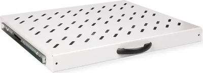 Produktbild von ROLINE 19-Zoll Fachboden 1 HE, ausziehbar 350 T 25 kg grau