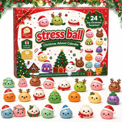 Produktbild von Squishy Adventskalender 2026 24 Tage Weihnachtskalender 2026