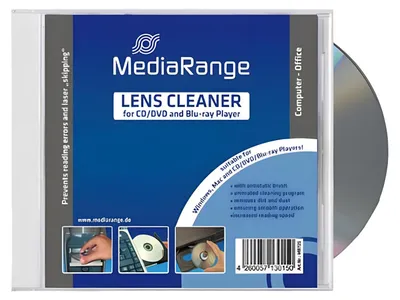 Produktbild von MediaRange Laser Reinigungs-CD m. Bürsten für CD/DVD Player