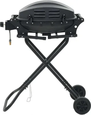 Produktbild von vidaXL Gasgrill Tragbar mit Kochzone Schwarz
