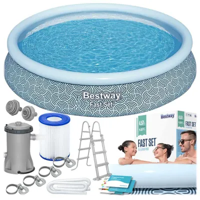 Produktbild von Bestway 57372 11-in-1 Garten-Erweiterungspool 457 x 107 cm