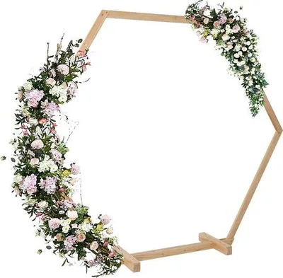 Produktbild von Famanu Hochzeitsbogen - Rustikales Design - Sechseck