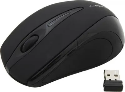 Productafbeelding van Esperanza Draadloze 2,4 GHz optische muis, 3D, USB, Antares, zwart