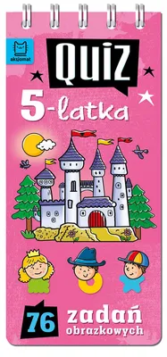 Produktbild von Quiz für 5-jährige Kinder. 76 Bildaufgaben