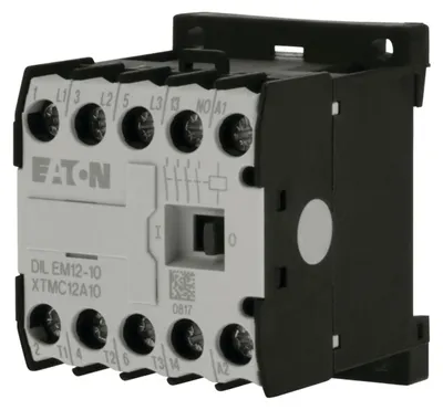 Produktbild von Eaton DILEM12-10-G(24VDC) - Schütz - Schwarz - Weiß - IP20 - 45 mm - 52 mm - 58 mm