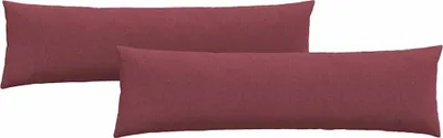Produktbild von Sofakissen 2 pcs Weinrot 145 x 40 cm Stoff