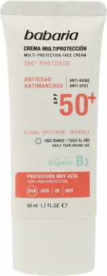 Obrázok produktu pre Babaria Solar Multiprotection Anti-SPot Cream Spf50 50ml