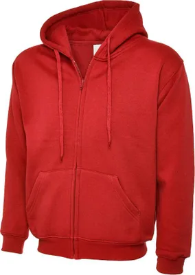 Produktbild von Sweatjacke Kapuze "UC504" Classic - Uneek Red XL