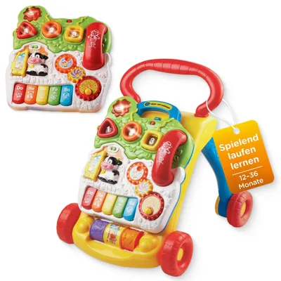 Produktbild von VTech Spiel- und Laufwagen - Interaktive Laufhilfe 12-36 Monate