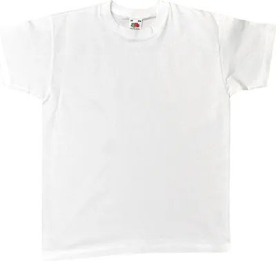 Produktbild von EDUPLAY 230-012 Kinder T-Shirt Größe 104, 100% Baumwolle, weiß
