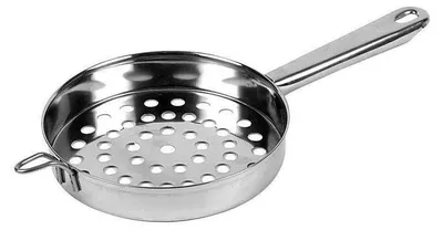 Image de Machine à raviolis - Presse à dumplings - 18 cm - Acier - Argenté