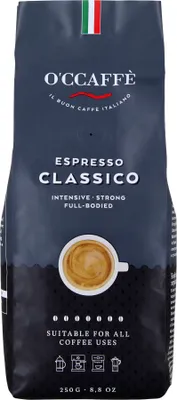 Produktbild von O'CCAFFÈ Espresso Classico | ganze Bohne | 250g