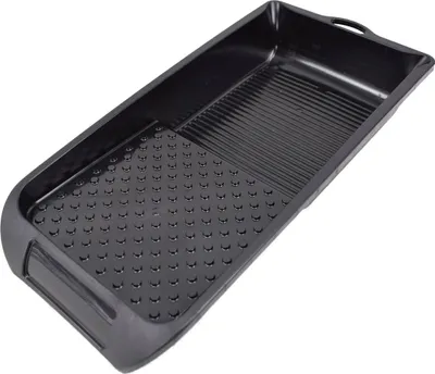 Produktbild von Farbwanne 15x32cm schwarz Kunststoff Lackschale Lackwanne Bodenwanne