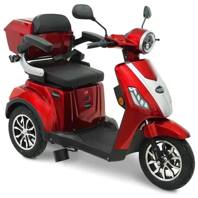 Produktbild von Rolektro, E-Trike 25 V.2 R31, Rot, 60V-20Ah Bleigel Akkus, 1000 Watt