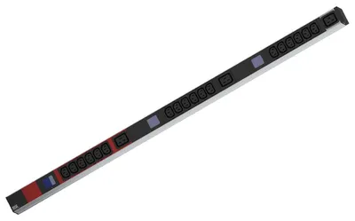 Produktbild von Bachmann BlueNet BN0500 - Stromverteilungseinheit - Wechselstrom 400 V - Ausgangsanschlüsse: 21 (18 x IEC 60320 C13, 3 x IEC 60320 C19)