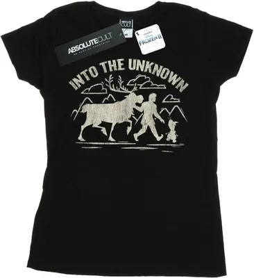 Produktbild von Disney - "Frozen 2 Into The Unknown" T-Shirt für Damen BI21719 (XL) (Schwarz)