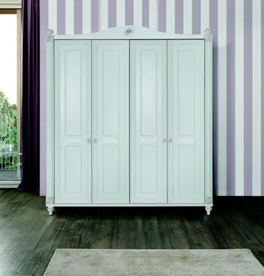 Produktbild von Kinderzimmer Schränke Kleiderschrank Weiß Design Kleiderschränke Schrank
