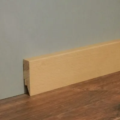 Produktbild von 2,40 m | Sockelleiste Topline furniert Buche