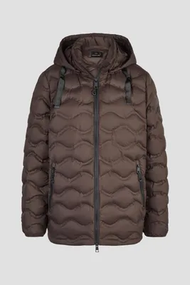 Produktbild von Lebek Jacke Daunen mit Kapuze dark brown 44