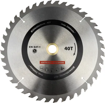 Produktbild von Kreissägeblätter 254x30 mm 40T - Pro Stück