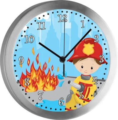 Produktbild von Funkuhr, Kinder Wanduhr, Kinderuhr, Kinderzimmer  Pirat