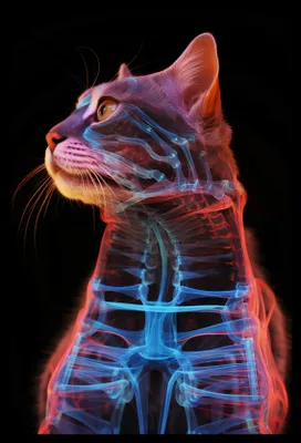 Produktbild von Plakat 30x45cm Anatomie der Katze