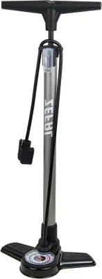 Produktbild von Famanu Standpumpe mit Manometer - Grau/Weiß