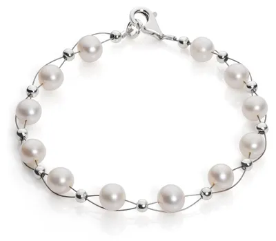 Armband-aus-Perlen-creme-weiß