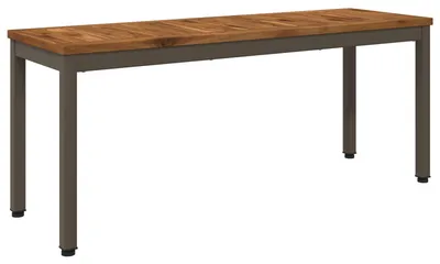 Produktbild von vidaXL Gartenbank 108,5 x 35 x 45 cm Massivholz Akazie Rechtwinklig