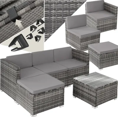 Produktbild von Rattan Lounge Lignano für 3 bis 4 Personen widerstandsfähig