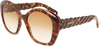 Image de Lanvin LNV628S 214 HAVANA 54/19/140 Lunettes de soleil pour femmes