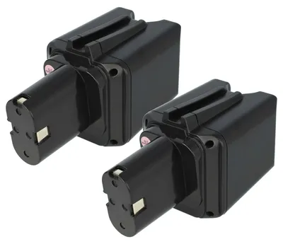 Produktbild von vhbw 2x Akku kompatibel mit Bosch GSR 9.6VET, GSR 9.6V, GSS 9.6VES, GSR 9.6VES Werkzeug (1500 mAh, NiMH, 9,6 V)