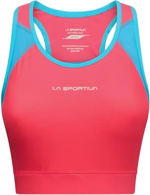 Produktbild von Stash Bra W - Sport-BH für Trailrunning und schnelle Bergläufe - La Sportiva, Größe:S, Farbe:P02B02-Hibiscus/Malibu Blue