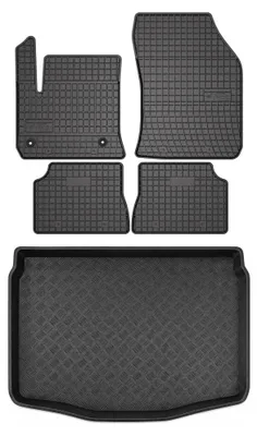 Immagine prodotto di Tappetini gomma SolidPRO + bagagliaio per Fiat 600 2023- 5 pezzi