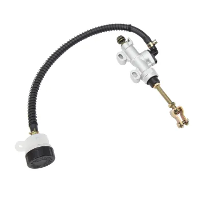 Obrázok produktu pre Zadná nožná brzda Hydraulický hlavný valec čerpadla Strieborná pre motocykel Dirt Bike ATV