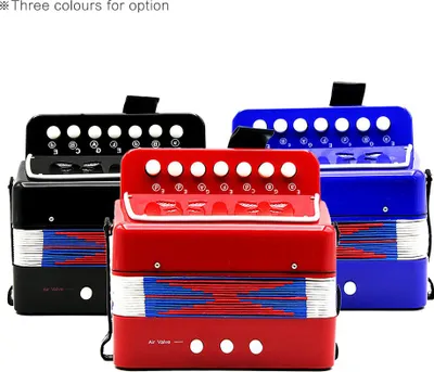 Obrázok produktu pre Deti 7-Key 2 Bass Mini Small Accordion Vzdelávací hudobný nástroj Rhythm Band Toy