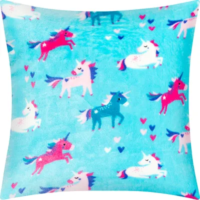 Immagine prodotto di Cuscino ELLIK - motivo per bambini - 35x40 cm - Turchese,Rosa,Bianco