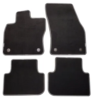 Produktbild von 4X Neue Originale Velours-Fussmatten Vw Tiguan Vorne + Hinten 5Nb061270