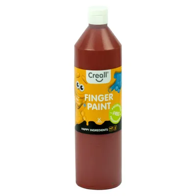 Zdjęcie produktu dla Barva prstová Creall Happy Ingredients, 750 ml, hnědá