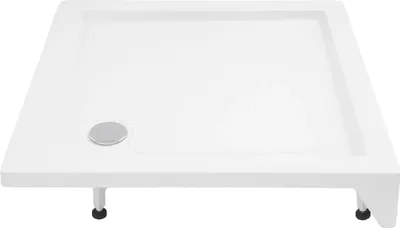 Obrázok produktu pre Sprchová vanička, 85*85*14 cm, nosnosť 260 kg, štvorcový tvar, možnosť inštalácie, čistá hmotnosť 14,82 kg