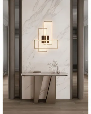 Productafbeelding van Wandlamp Alis design zwart, AI-gegenereerde afbeelding