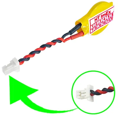 Produktbild von RTC ML1220 CMOS Batterie Knopfzelle Stecker kabel kompatibel mit Newsun CR1616