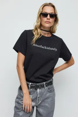 Produktbild von Bedrucktes Basic-T-Shirt, Black, S