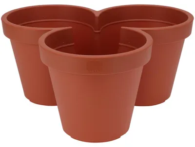 Zdjęcie produktu dla Doniczka na trzy kwiaty, Ø 44 x 20 cm